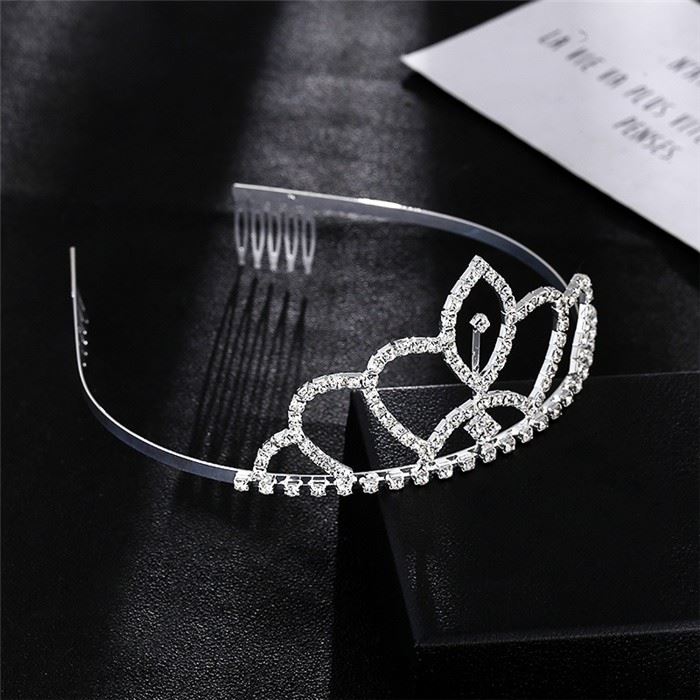 Hot Crystal Wedding Hair Jewelry Tiara Crown Combs